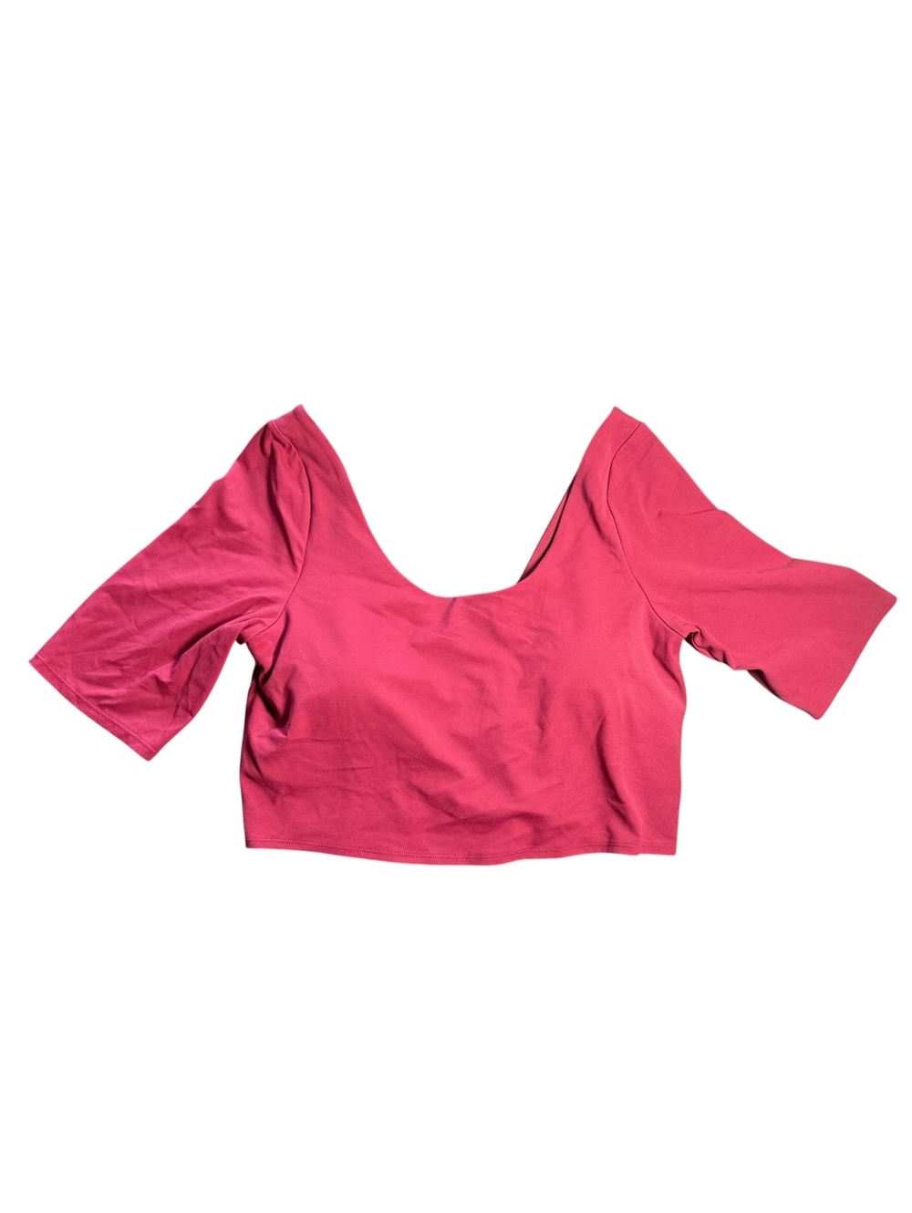 ATHLETA Exhilarate burgundy maroon crop top size XL A-C cup New